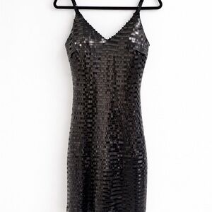 Amazon Black Sequin Mini Dress